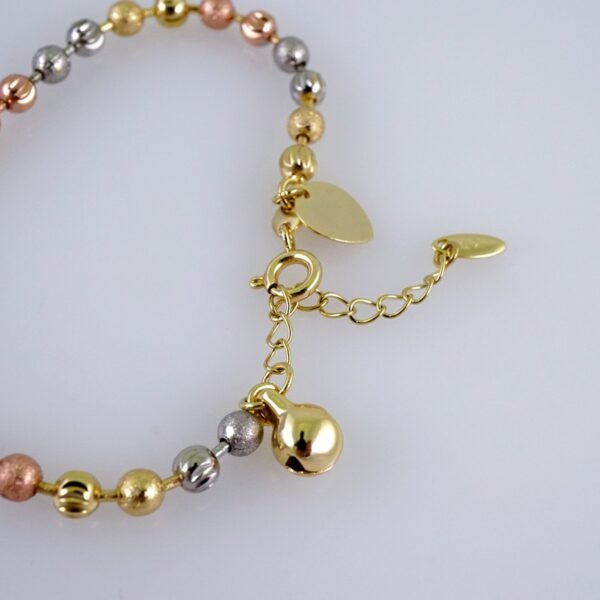 Women Bracelets/ Pulseras Dama/ Plain/Three tone// B1036 - Image 3