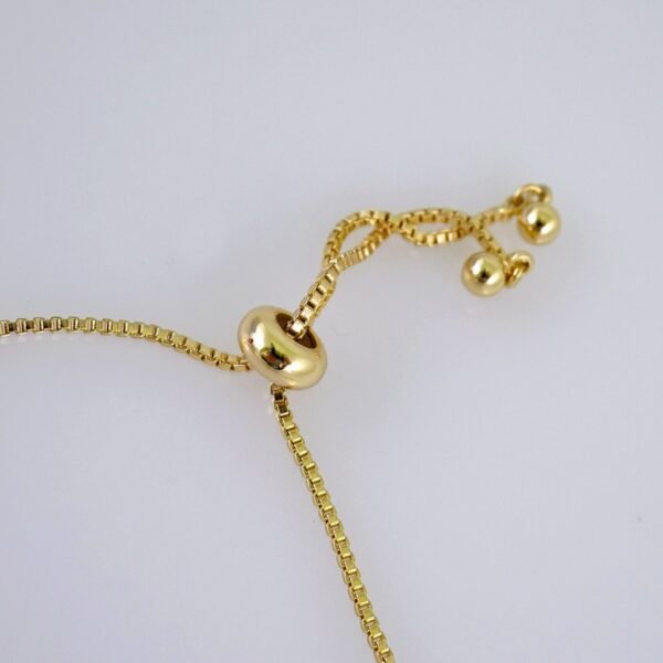 Women Bracelets/ Pulseras Dama/  Zircon Stone/  14K Real Color// B1046 - Image 3
