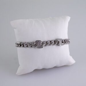 Women Bracelets/ Pulseras Dama/ Zircon Stone/Silver Color// B1052