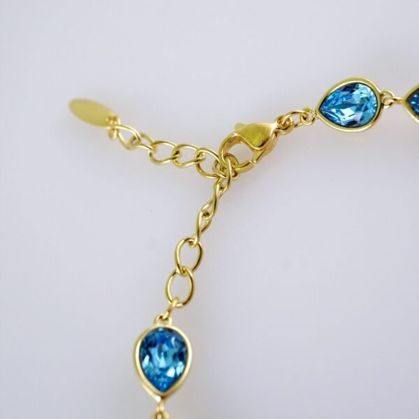 Women Bracelets/ Pulseras Dama/  Zircon Stone/  14K Real Color// B1104 - Image 3