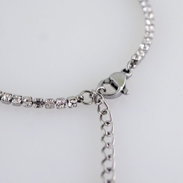 Women Bracelets/ Pulseras Dama/  Zircon Stone/  Silver Color// B1132 - Image 3