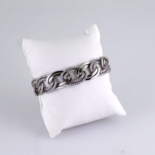 Women Bracelets/ Pulseras Dama/ Zircon Stone/Silver Color// B1145