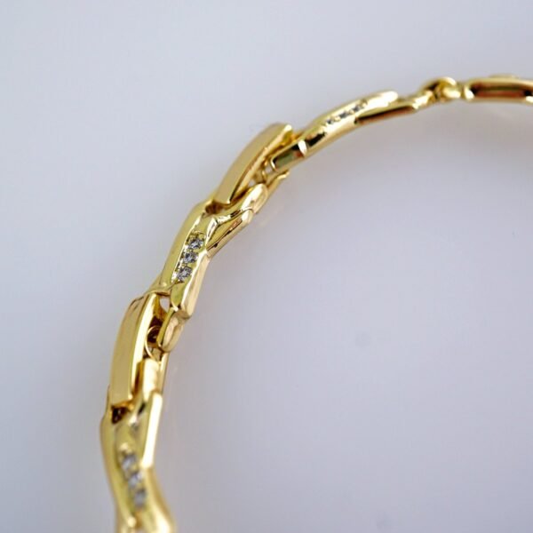 Women Bracelets/ Pulseras Dama/ Zircon Stone/ 14K Real Color// B1147 - Image 3