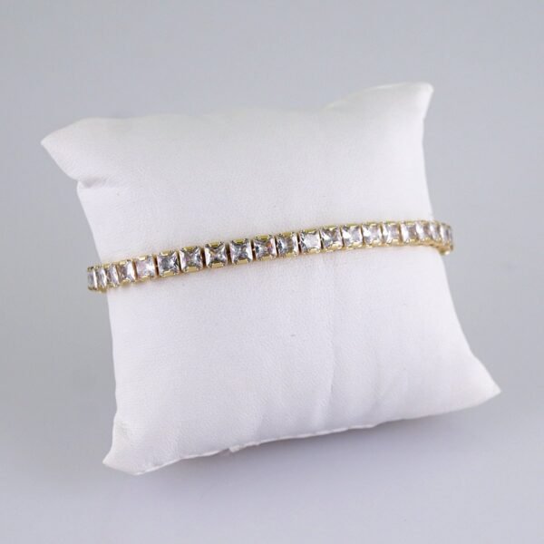 Women Bracelets/ Pulseras Dama/ Zircon Stone/ 14K Real Color// B1151