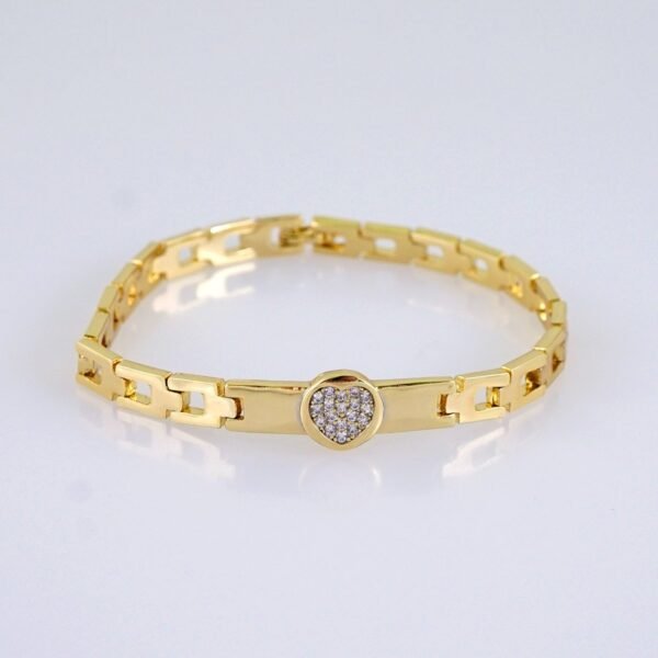 Women Bracelets/ Pulseras Dama/ Zircon Stone/ 14K Real Color// B1175 - Image 2