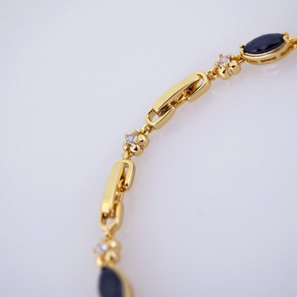 Women Bracelets/ Pulseras Dama/ Zircon Stone/ 14K Real Color// B1182 - Image 3