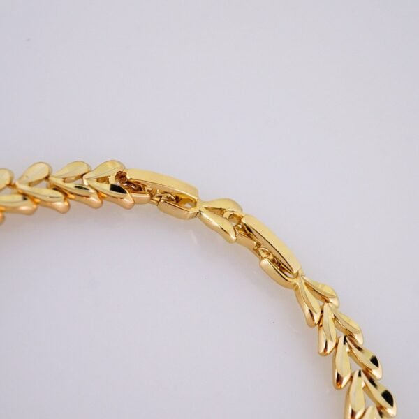 Women Bracelets/ Pulseras Dama/ Plain/ 14K Real Color// B1188 - Image 3
