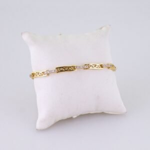 Women Bracelets/ Pulseras Dama/ Zircon Stone/ 14K Real Color// B1190