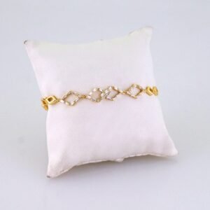 Women Bracelets/ Pulseras Dama/ Zircon Stone/ 14K Real Color// B1194