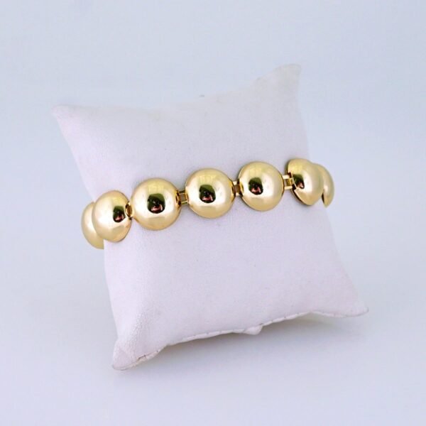 Women Bracelets/ Pulseras Dama/ Plain/ 14K Real Color// B1198