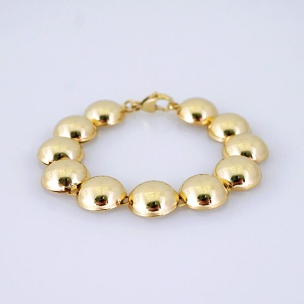 Women Bracelets/ Pulseras Dama/ Plain/ 14K Real Color// B1198 - Image 2