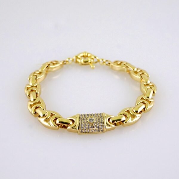 Women Bracelets/ Pulseras Dama/ Zircon Stone/ 14K Real Color// B1206 - Image 2