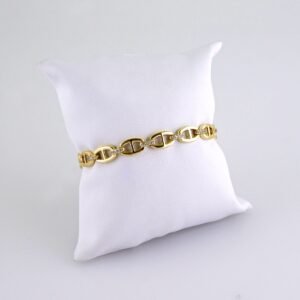 Women Bracelets/ Pulseras Dama/ Zircon Stone/ 14K Real Color// B1207