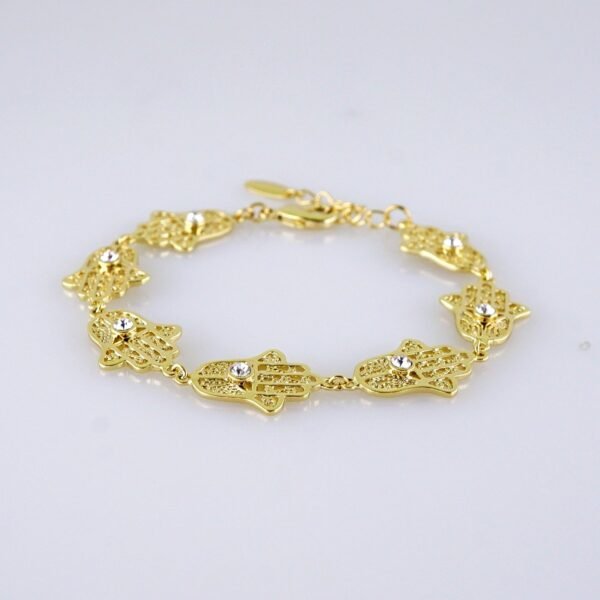 Women Bracelets/ Pulseras Dama/ Zircon Stone/14K Real Color// B1217 - Image 2