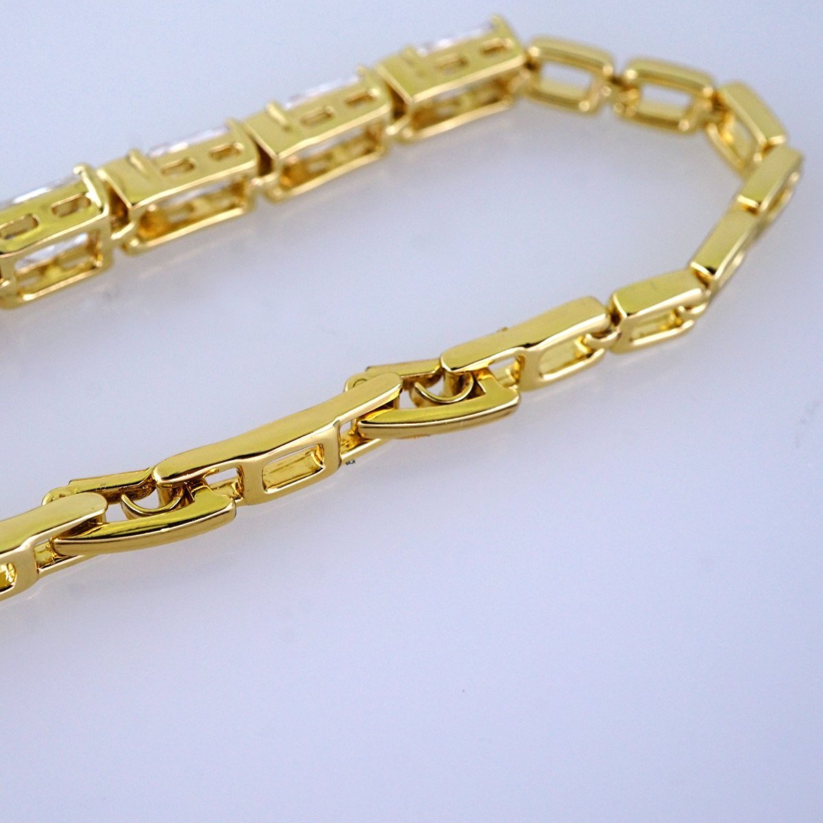 Women Bracelets/ Pulseras Dama/ Zircon Stone/ 14K Real Color/ Stainless Steel// B1234 - Image 3