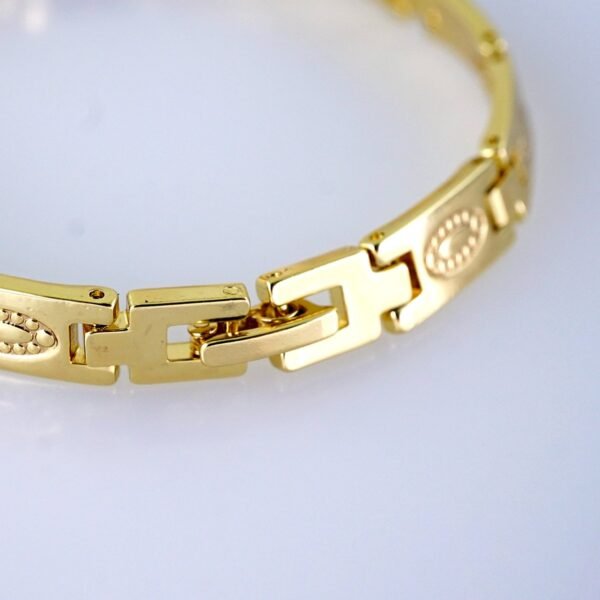 Women Bracelets/ Pulseras Dama/ Plain/ 14K Real Color/ Stainless Steel// B1247 - Image 3