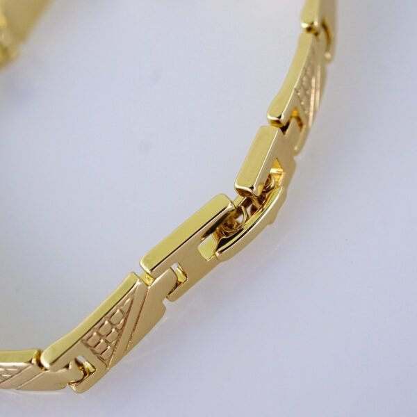 Women Bracelets/ Pulseras Dama/ Plain/ 14K Real Color/ Stainless Steel// B1248 - Image 3