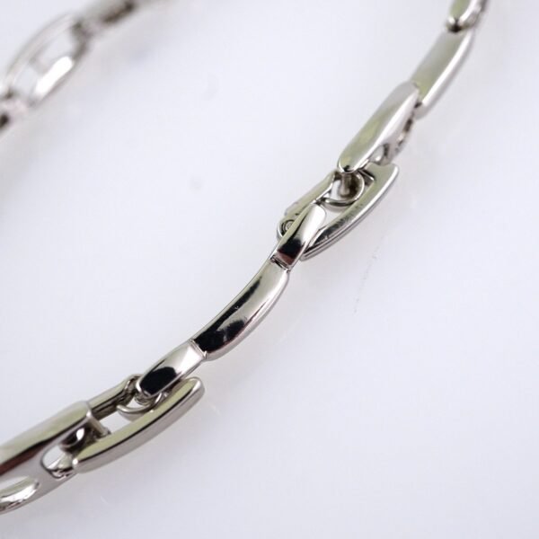 B1280 Women's Bracelet - Pulseras Dama - Zircon Stone - Silver Color - Image 3