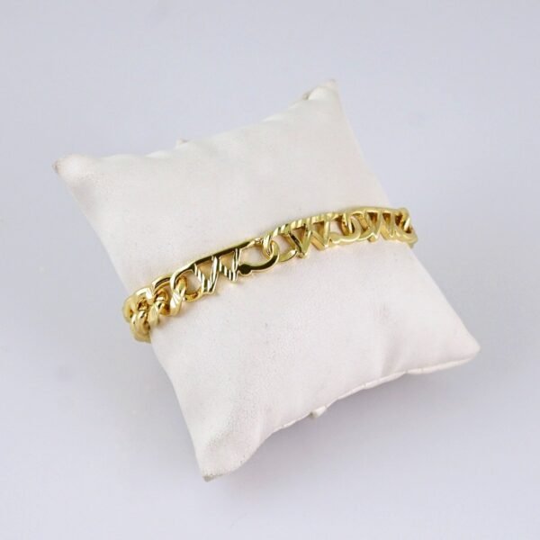 B1285 Bracelets Woman/ Pulseras Dama/ Plain/ 14K Real Color