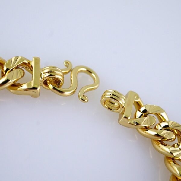B1285 Bracelets Woman/ Pulseras Dama/ Plain/ 14K Real Color - Image 3