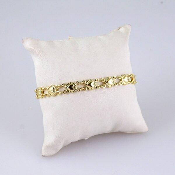 B1287 Bracelets Woman/ Pulseras Dama/ Plain/ 14K Real Color