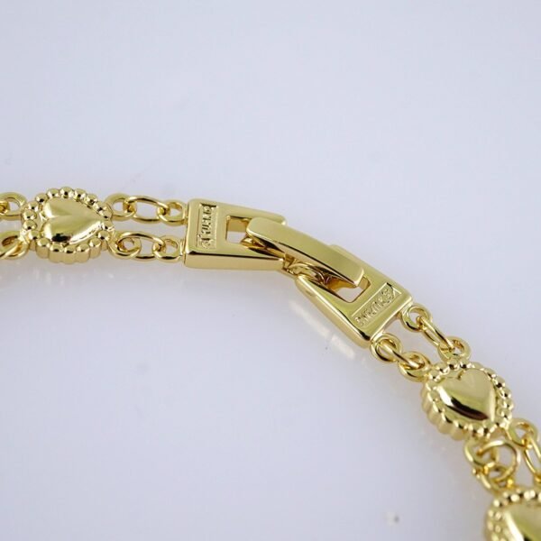 B1287 Bracelets Woman/ Pulseras Dama/ Plain/ 14K Real Color - Image 3