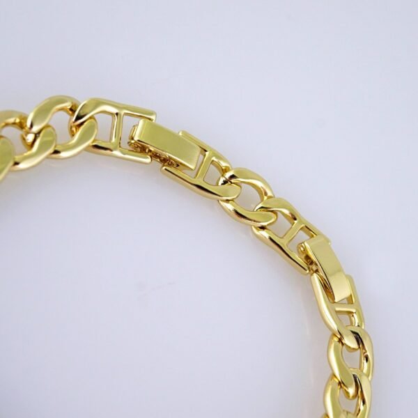 B1290 Bracelets Woman/ Pulseras Dama/ Plain/ 14K Real Color - Image 3