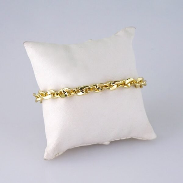 B1291 Bracelets Woman/ Pulseras Dama/ Plain/ 14K Real Color