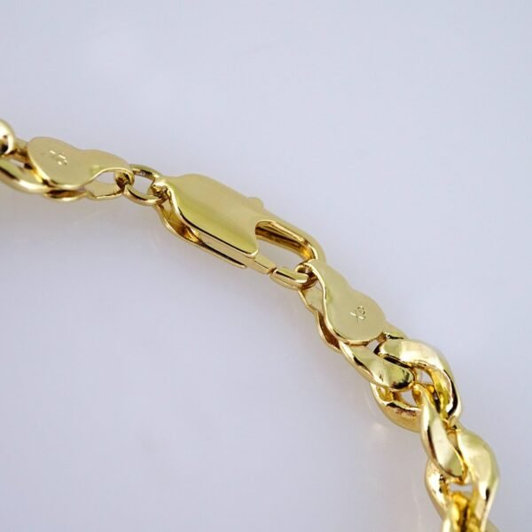 B1291 Bracelets Woman/ Pulseras Dama/ Plain/ 14K Real Color - Image 3
