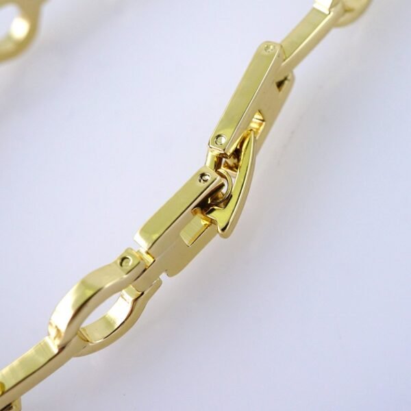 B1297 Bracelets Woman/ Pulseras Dama/ Plain/ 14K Real Color - Image 3