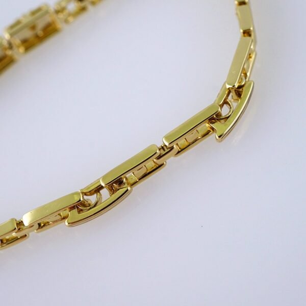 B1300 Women's Bracelet - Pulseras Dama - Zircon Stone - 14K Real Color - Image 3