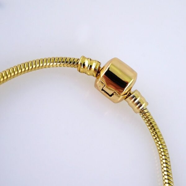 B1302 Women's Bracelet - Pulseras Dama - Zircon Stone - 14K Real Color - Image 3