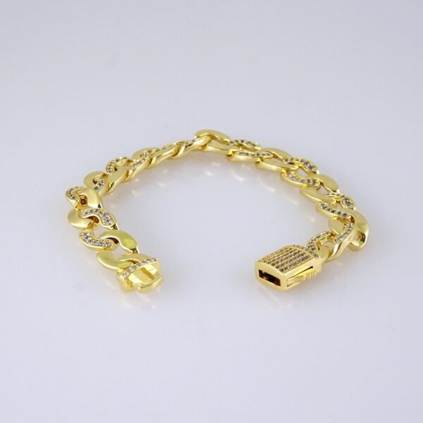 B1304 Women's Bracelet - Pulseras Dama - Zircon Stone - 14K Real Color - Image 2