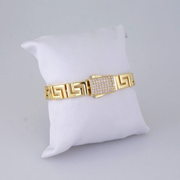 B1308 Bracelet - Pulseras/ Zircon Stone - 14K Real Color
