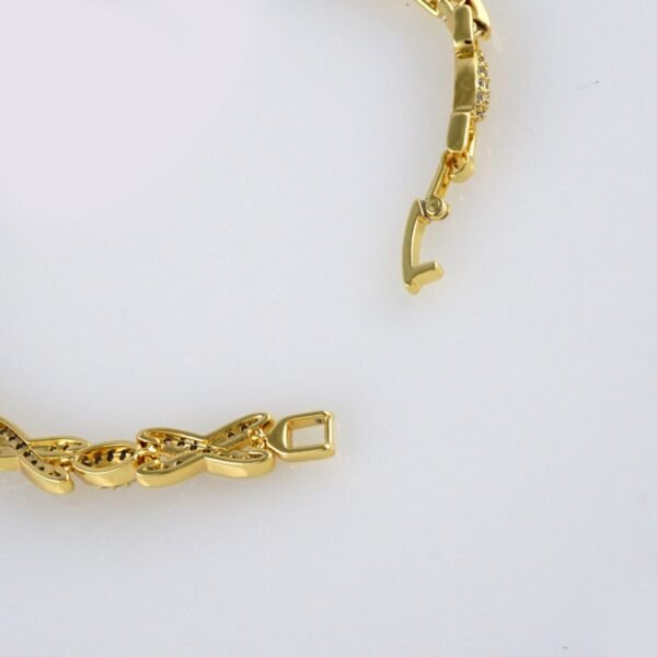 Bracelets Woman/ Pulseras Dama/  Zircon Stone/  14K Real Color// B291 - Image 3