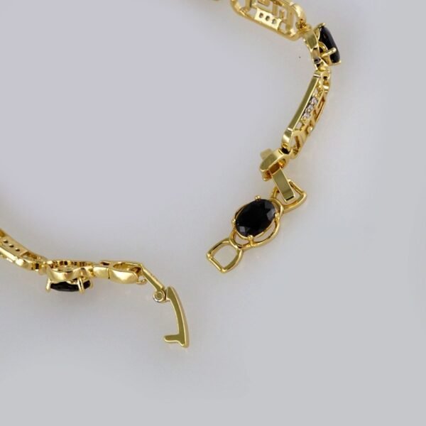 Bracelets Woman/ Pulseras Dama/  Zircon Stone/  14K Real Color// B297 - Image 3