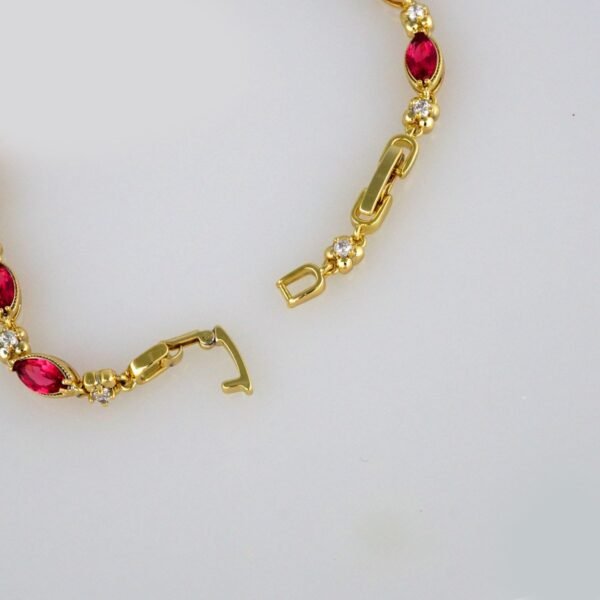 Bracelets Woman/ Pulseras Dama/  Zircon Stone/  14K Real Color// B300 - Image 3