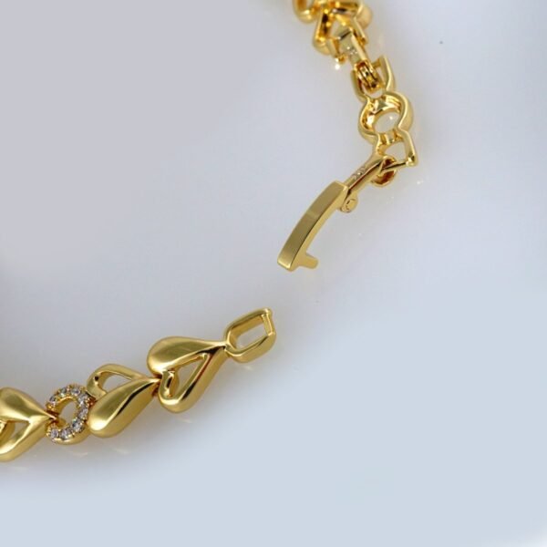 Bracelets Woman/ Pulseras Dama/  Zircon Stone/  14K Real Color// B312 - Image 3