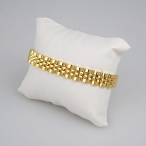 Bracelets Woman/ Manillas Mujer/  14K Real Color/  Plain// B369