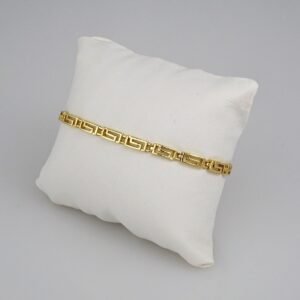Bracelets Woman/ Manillas Mujer/  14K Real Color/  Plain// B370