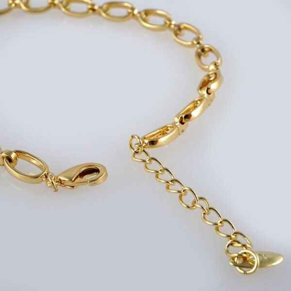 Bracelets Woman/ Manillas Mujer/ 14K Real Color/Zircon Stone// B384 - Image 3