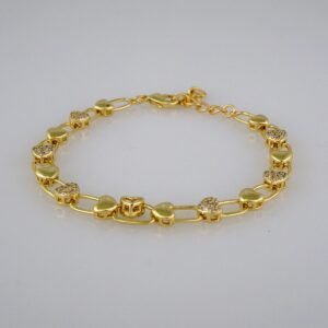 Women Bracelets/ Pulseras Dama/ Zircon Stone/14K Real Color// B479