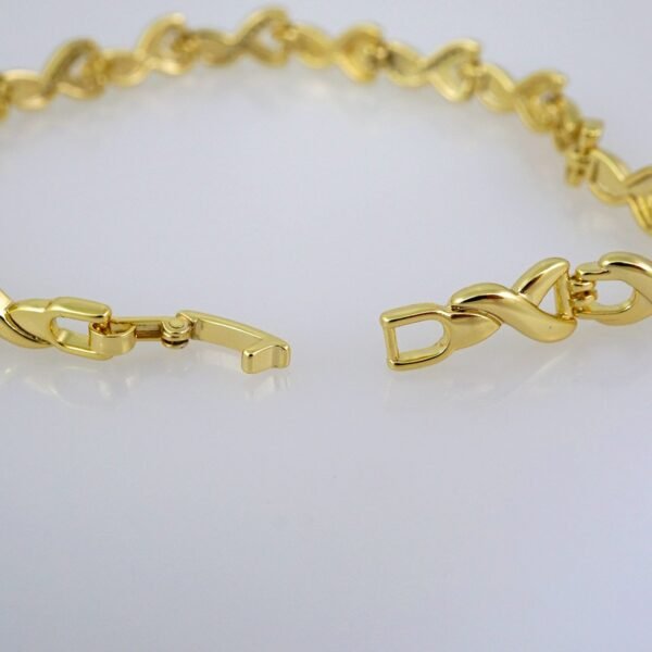 Women Bracelets/ Pulseras Dama/ Zircon Stone/14K Real Color// B505 - Image 3