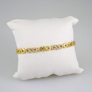 Women Bracelets/ Pulseras Dama/  Zircon Stone/ 14K Real Color// B517