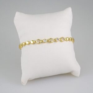 Women Bracelets/ Pulseras Dama/  Zircon Stone/ 14K Real Color// B521
