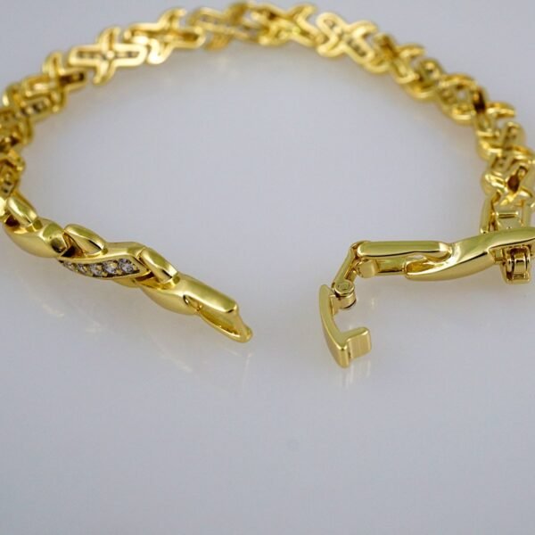 Women Bracelets/ Pulseras Dama/ Zircon Stone/14K Real Color// B529 - Image 3