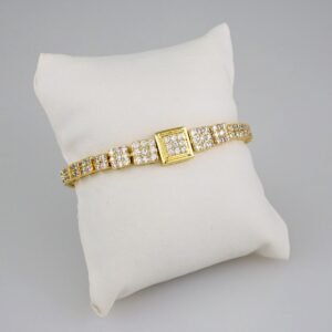 Women Bracelets/ Pulseras Dama/  Zircon Stone/ 14K Real Color// B533