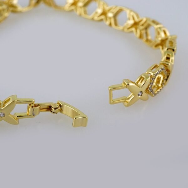 Women Bracelets/ Pulseras Dama/ Zircon Stone/14K Real Color// B558 - Image 3
