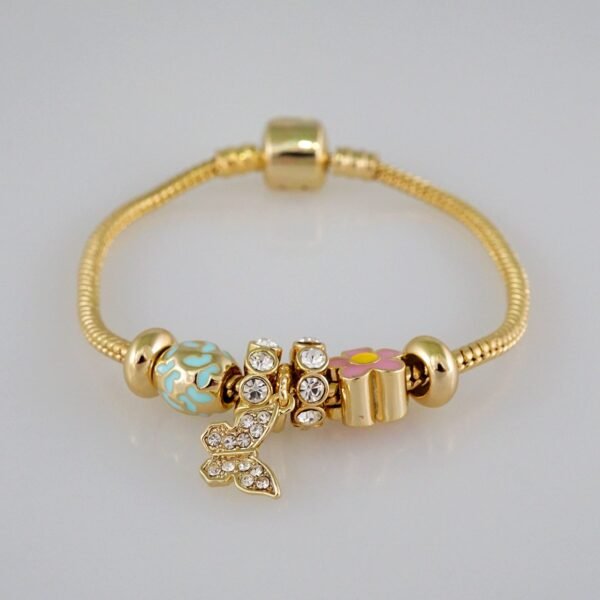 Women Bracelets/ Pulseras Dama/ Zircon Stone/14K Real Color// B584 - Image 2
