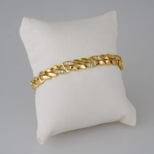 Women Bracelets/ Pulseras Dama/ Zircon Stone/14K Real Color// B633